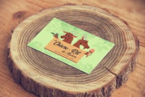 Carte de visite La chèvre qui Rit -kwuillot