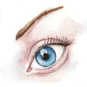 illustration réaliste oeil